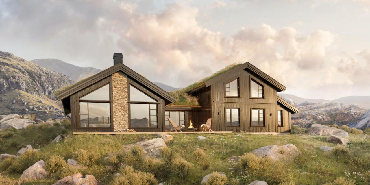 Ny Eksklusiv Hytte I Vradal Med Perfekt Beliggenhet- Alpin Og Ski Exterior foto